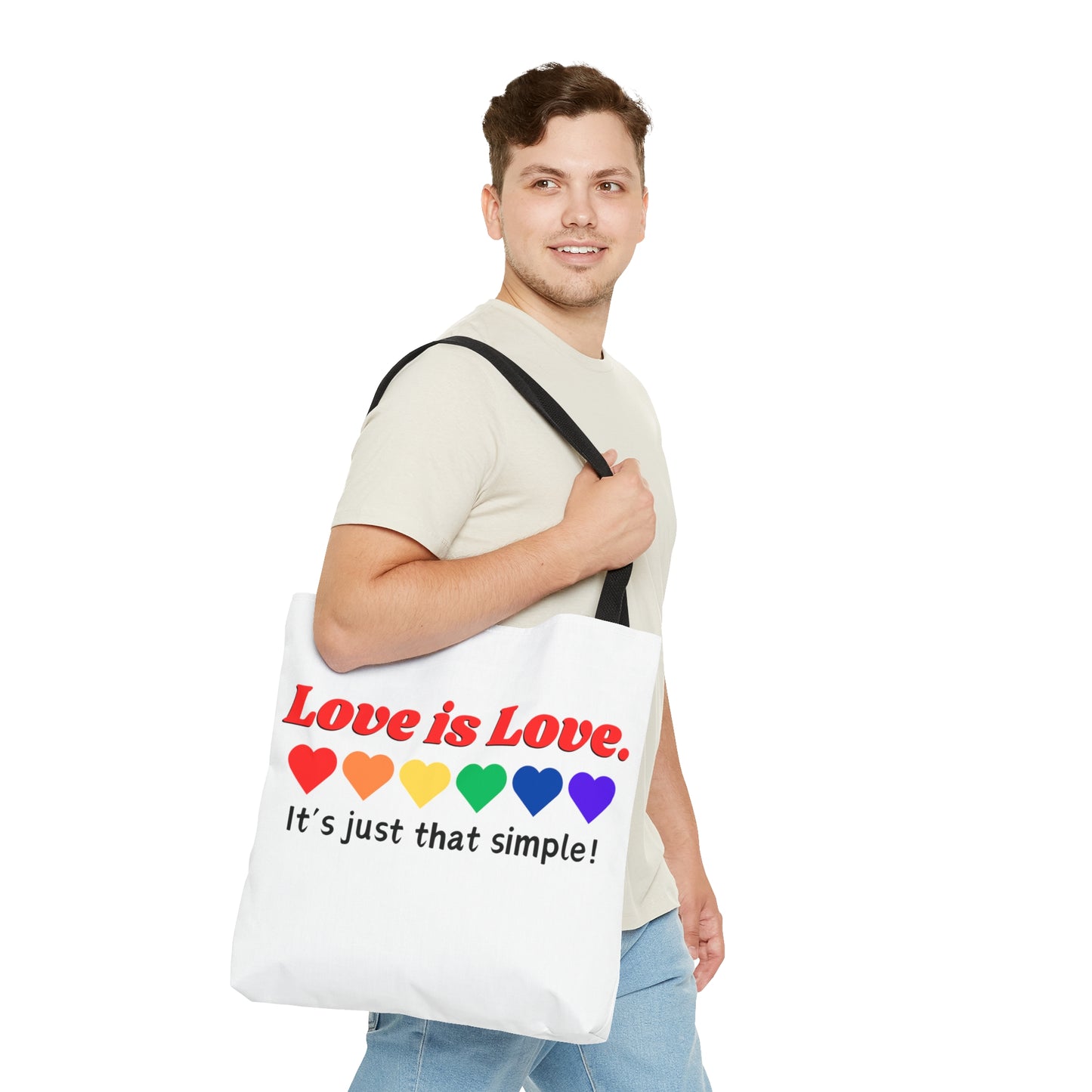 Love is Love Tote Bag (AOP)