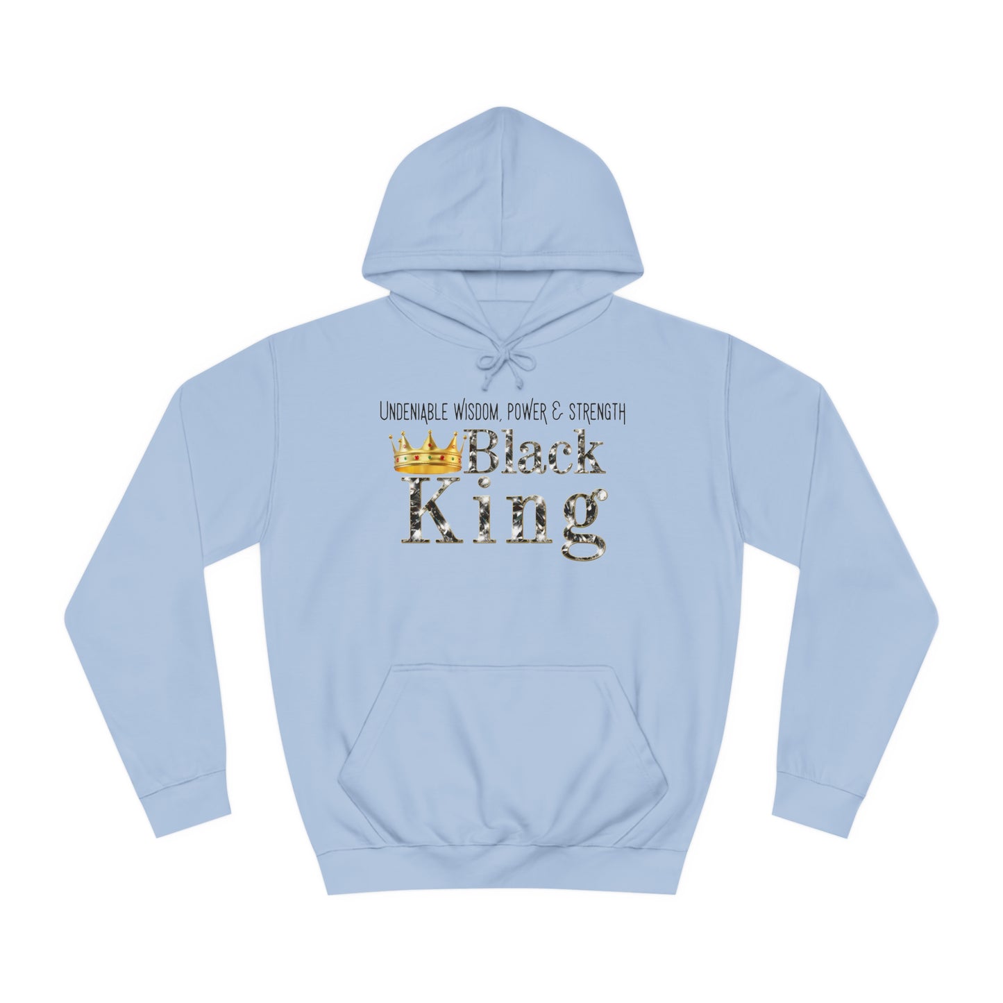 Black Royalty Unisex College Hoodie