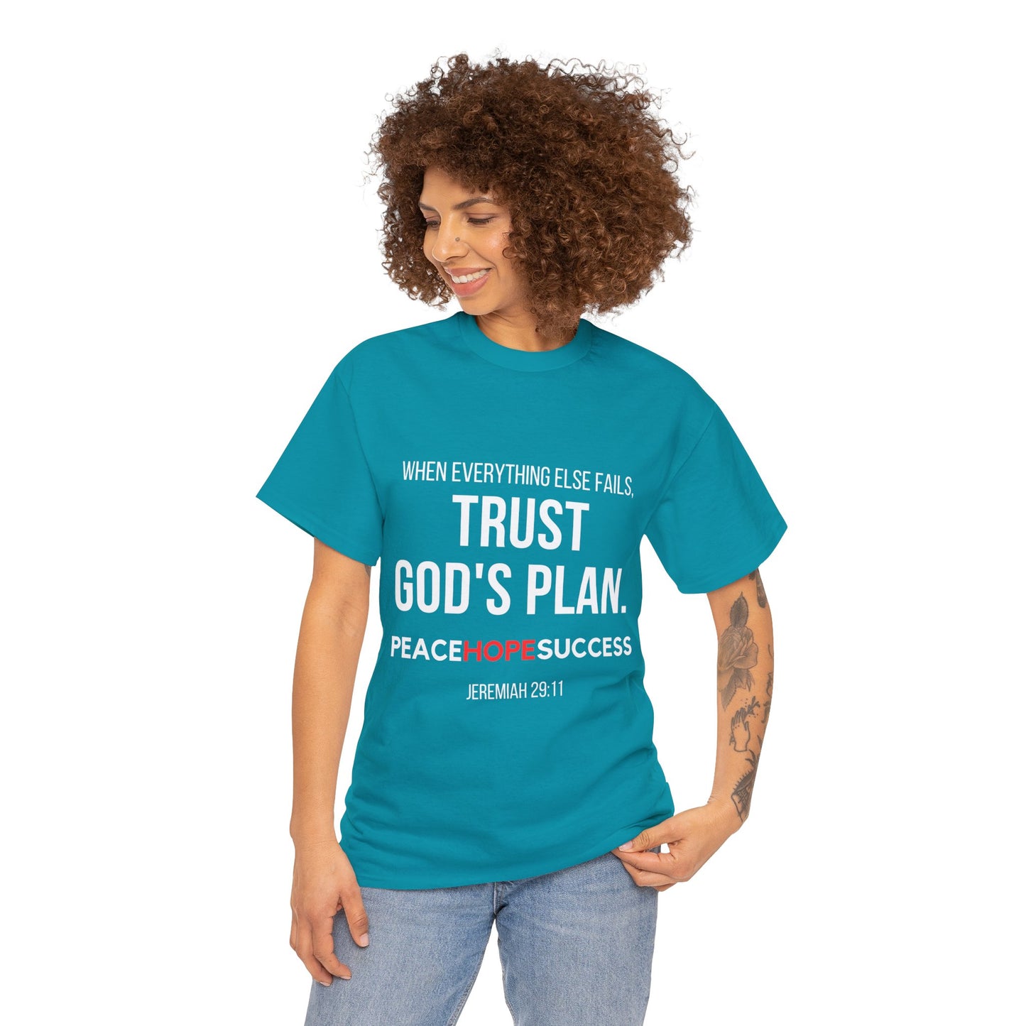 Trust God's Plan Unisex Heavy Cotton Tee