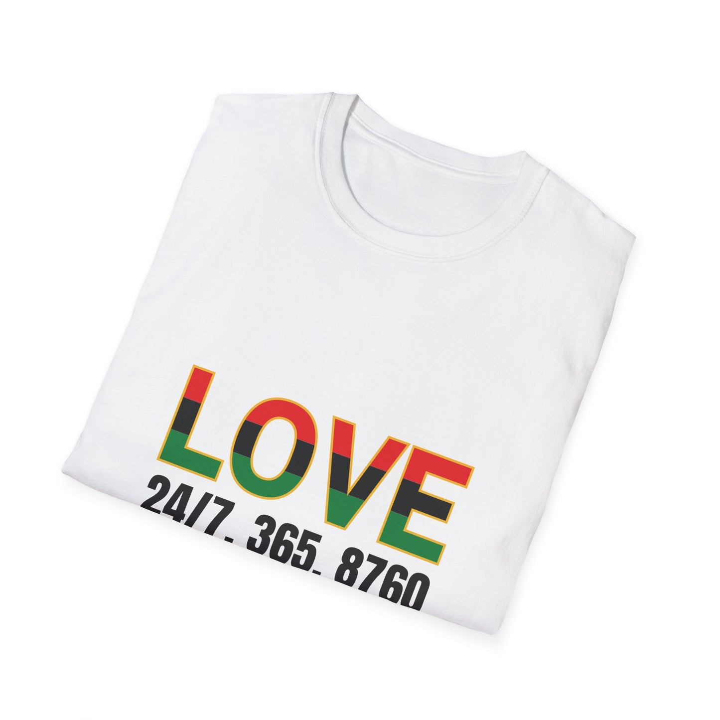 Love All Year Unisex Softstyle T-Shirt | Casual Wear, Gift for Her, Gift for Him, Love Shirt, Everyday Outfit