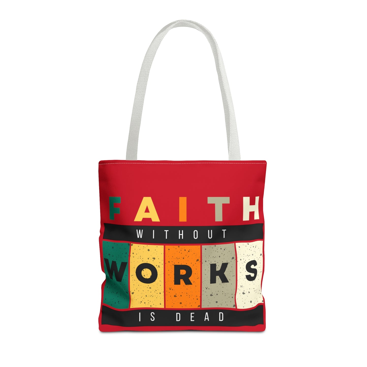 Faith Works Tote Bag (AOP)