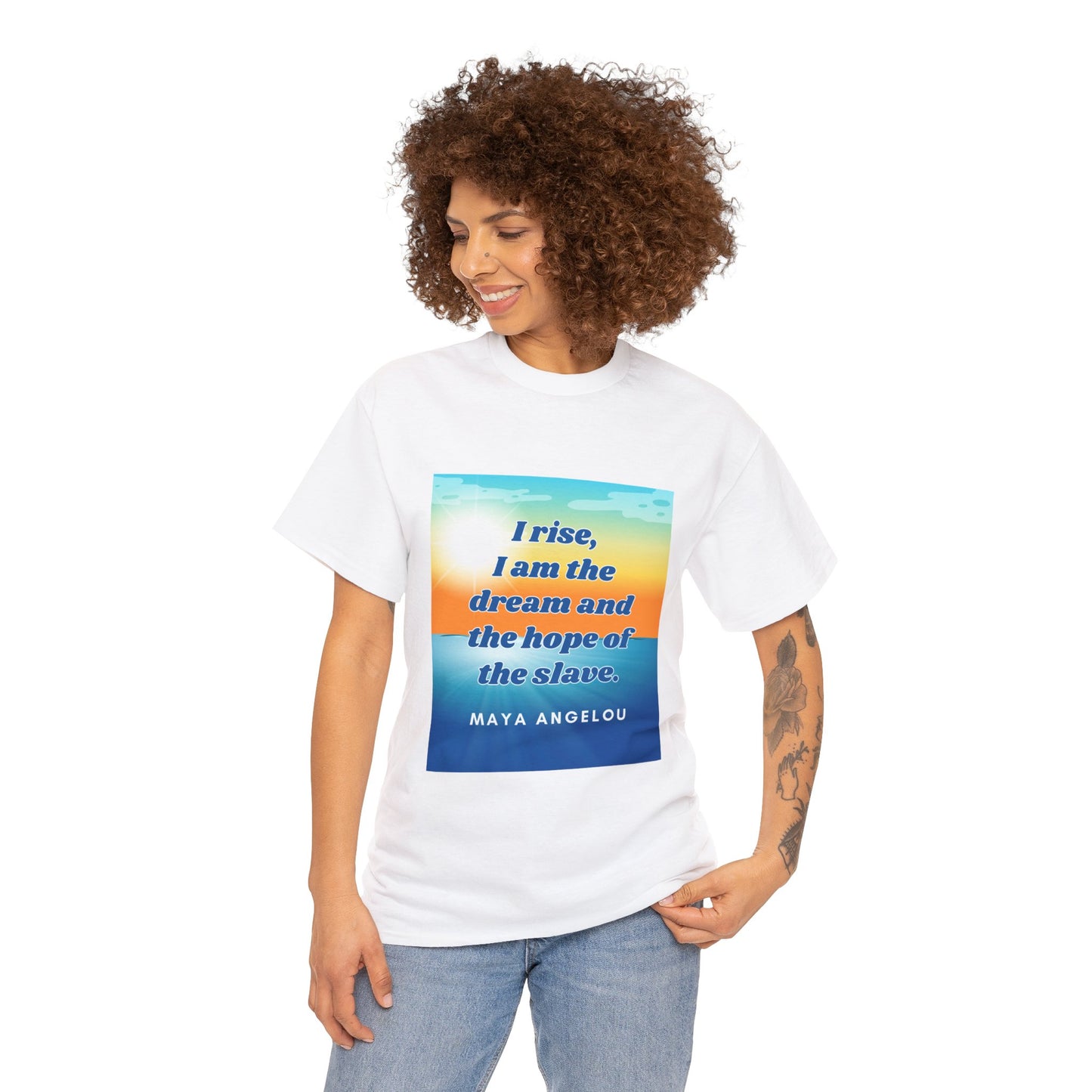 Empowerment Series - Maya Angelou Unisex Heavy Cotton Tee