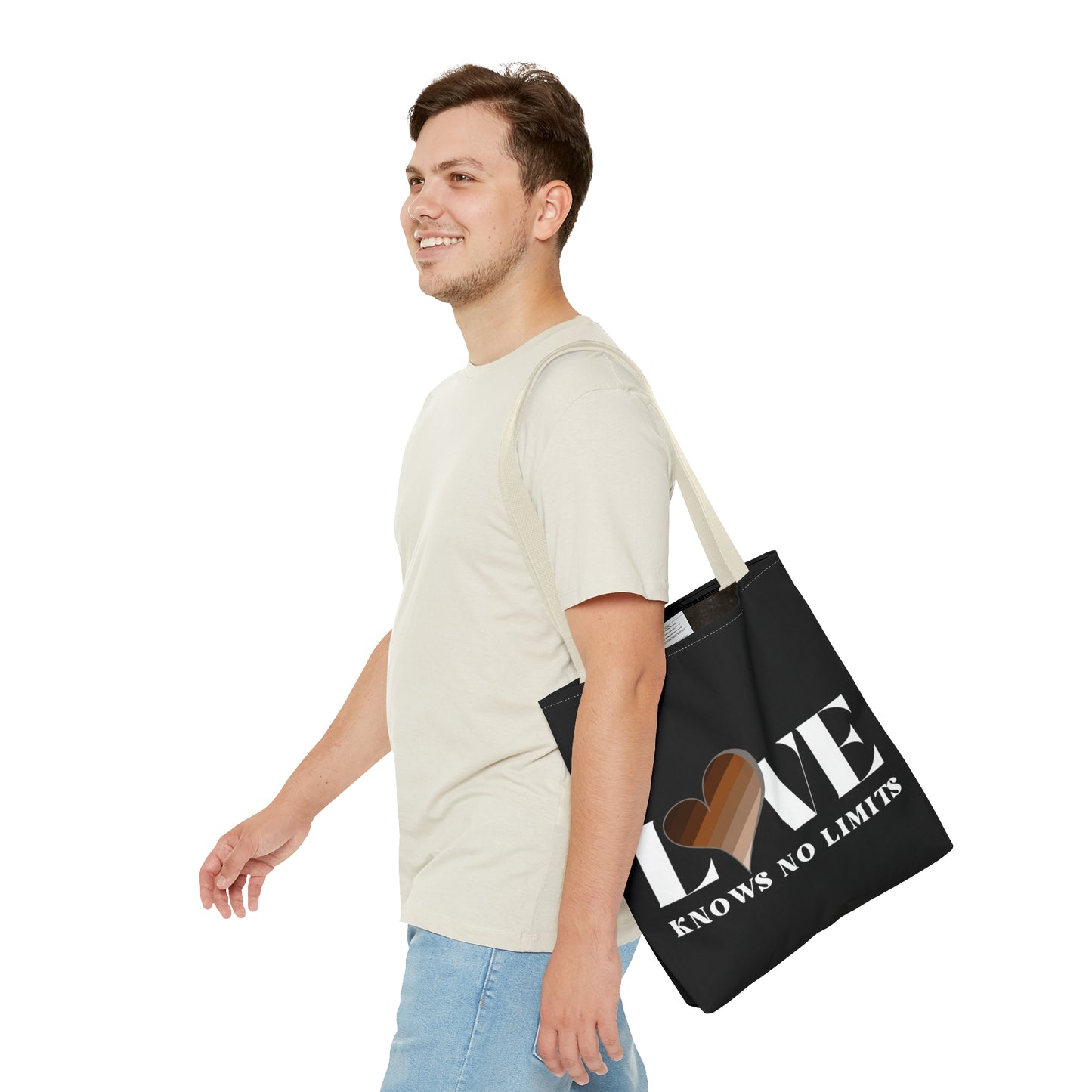 Love Knows No Limits Tote Bag (AOP)