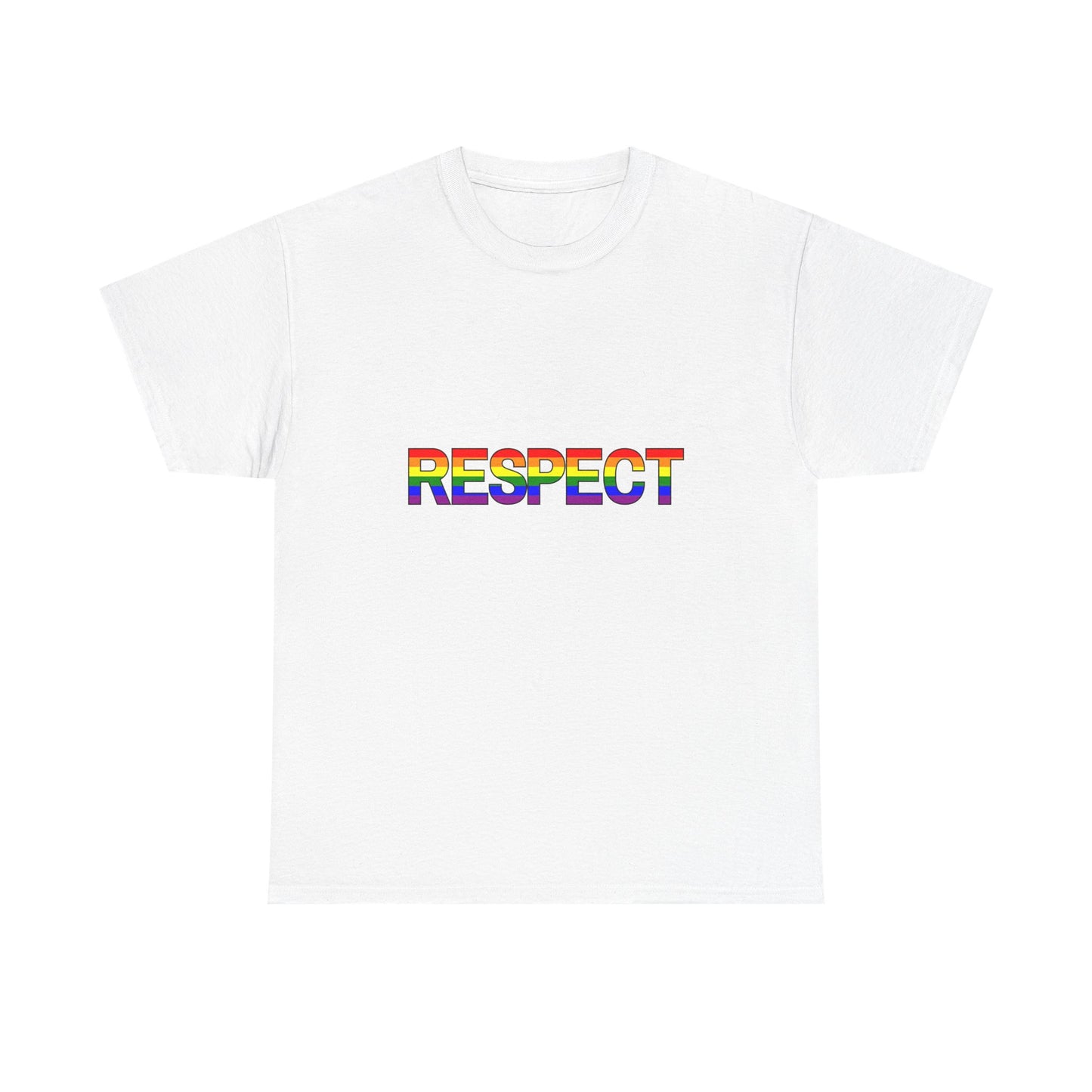 LGBTQ+ Respect Unisex Heavy Cotton Tee - Pride Apparel