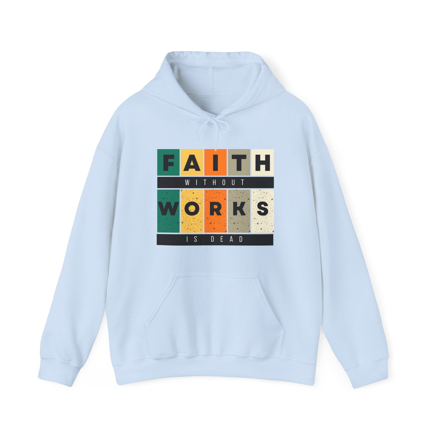 Faith Without Works Unisex Heavy Blend™ Hooded Sweatshirt