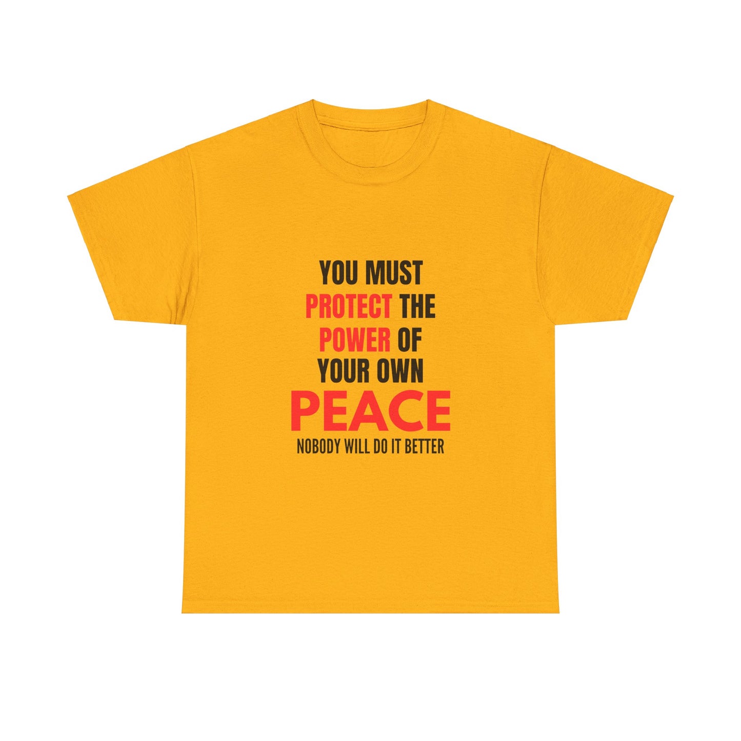 Protect Your Peace Unisex Heavy Cotton Tee