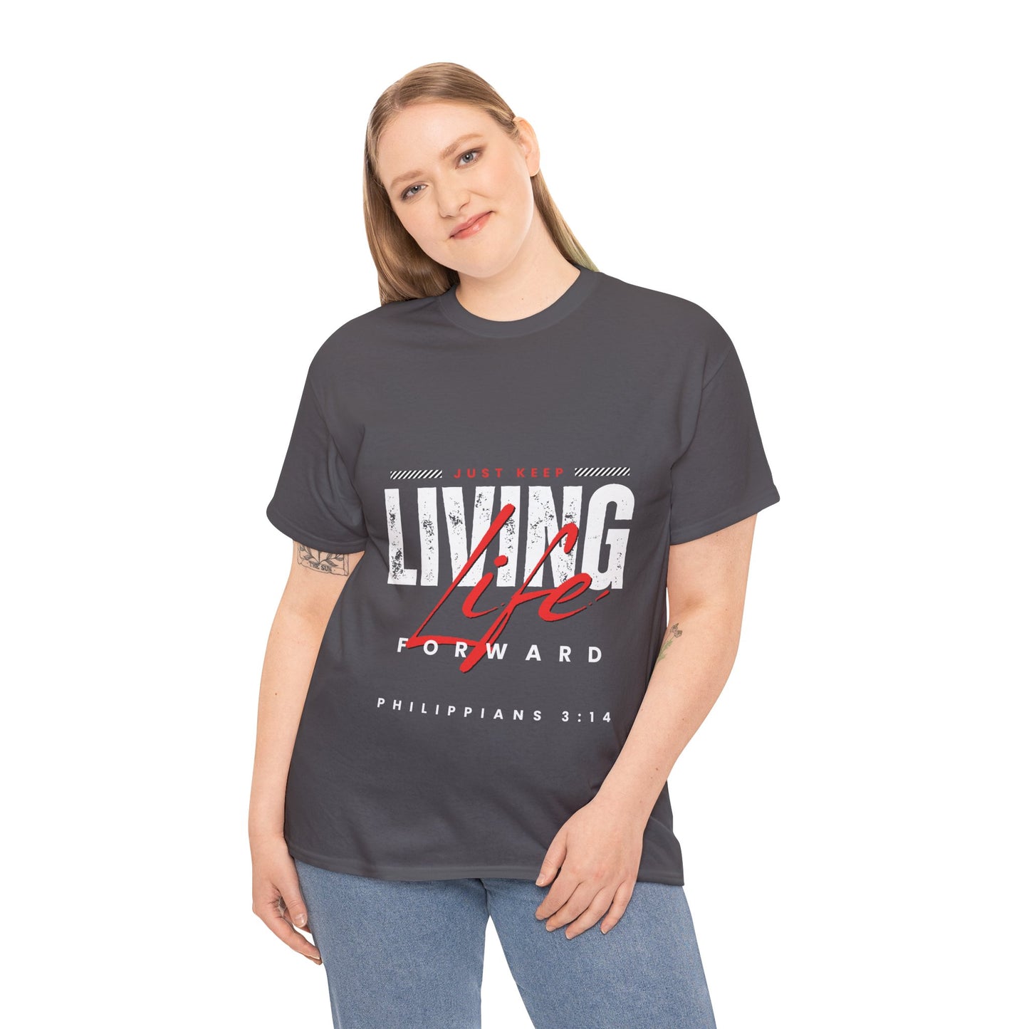 Living Life Forward Unisex Heavy Cotton Tee