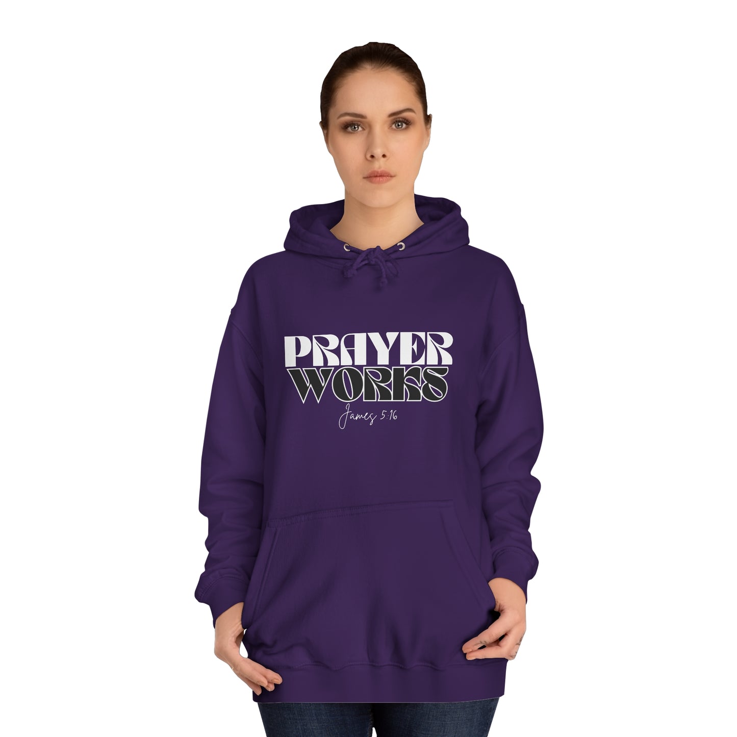 Prayer Works Unisex College Hoodie