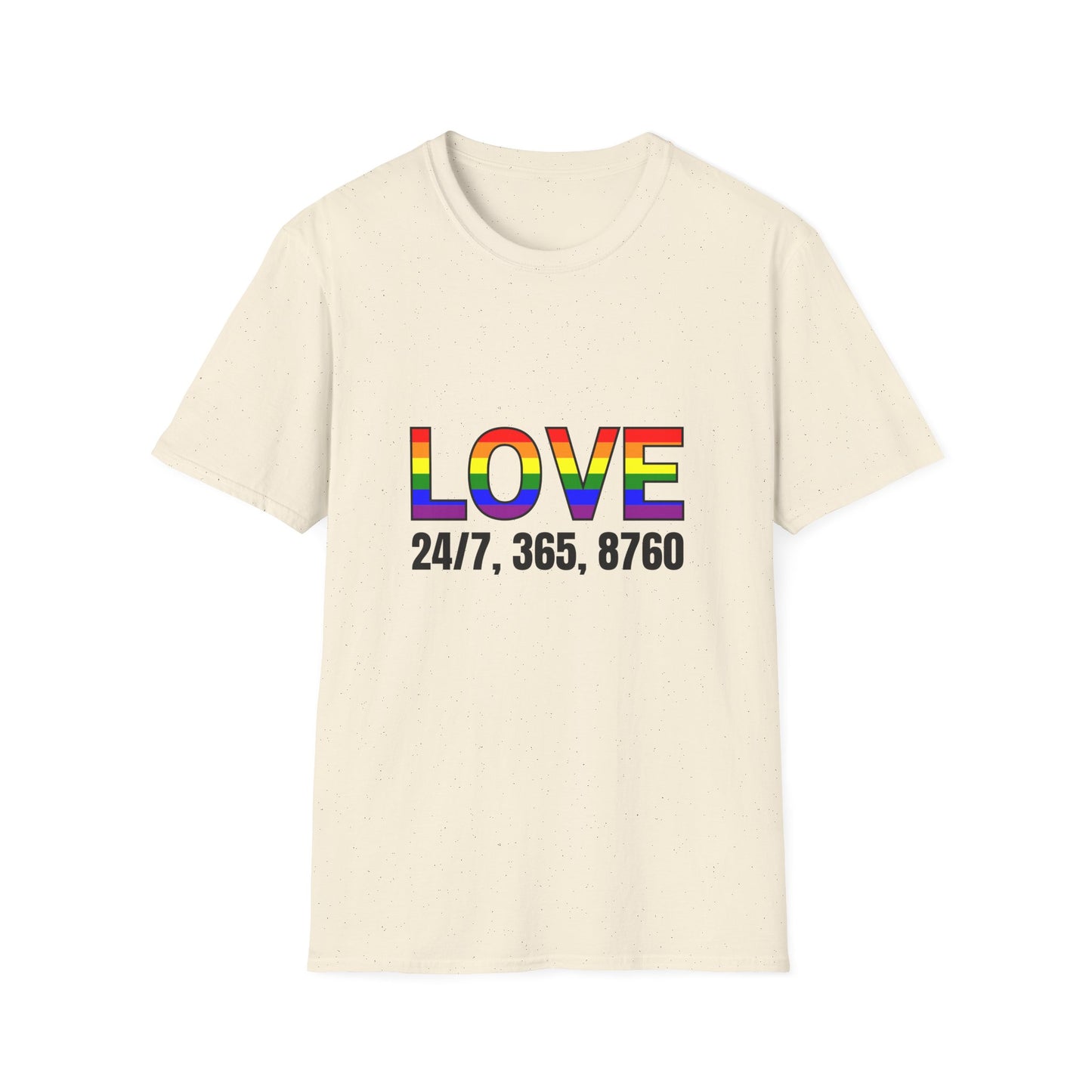 Unisex Love T-Shirt | Pride, LGBTQ+ Gift, Everyday Wear, Casual Fashion, Rainbow Tee