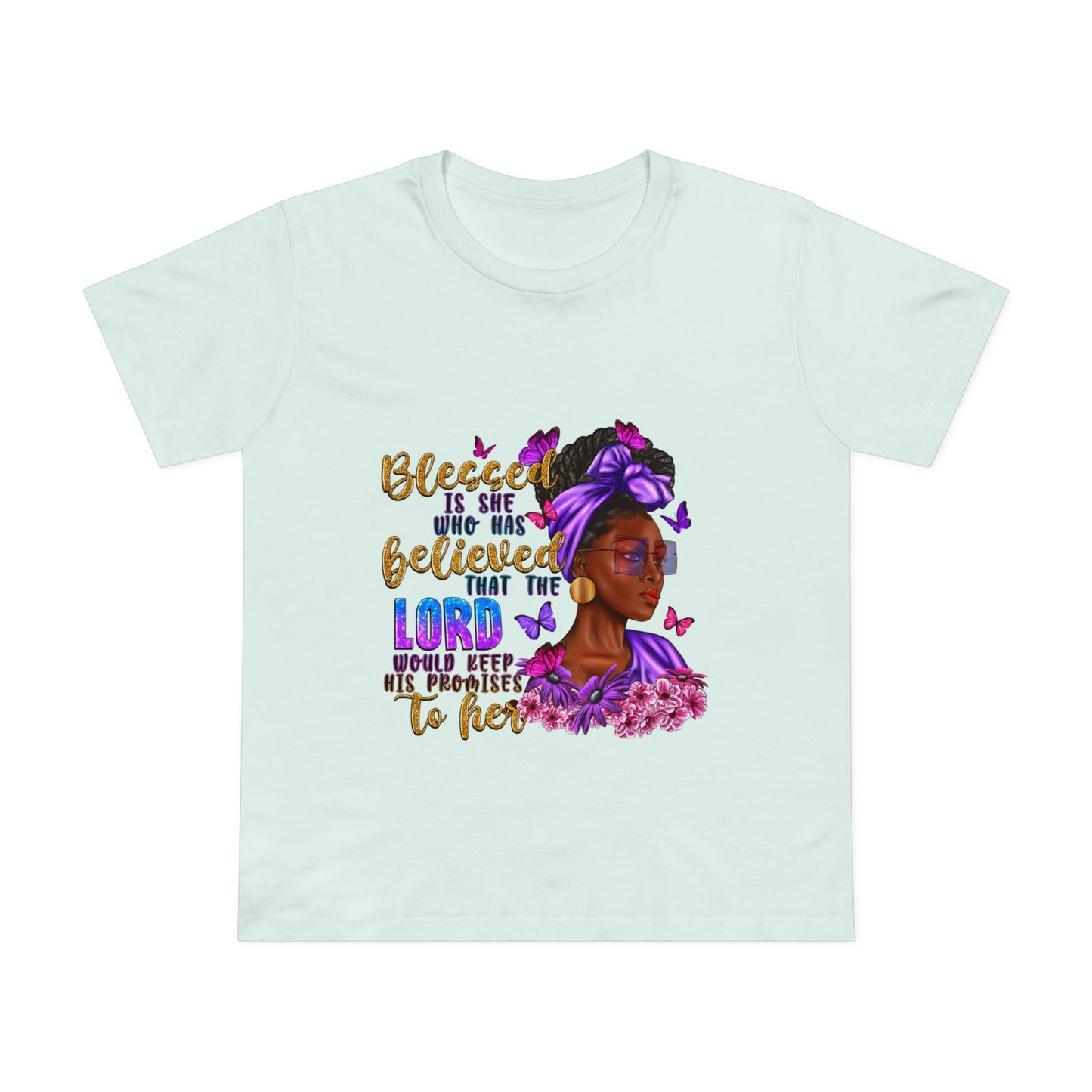Inspirational Women’s Maple Tee - Blessed is She Design