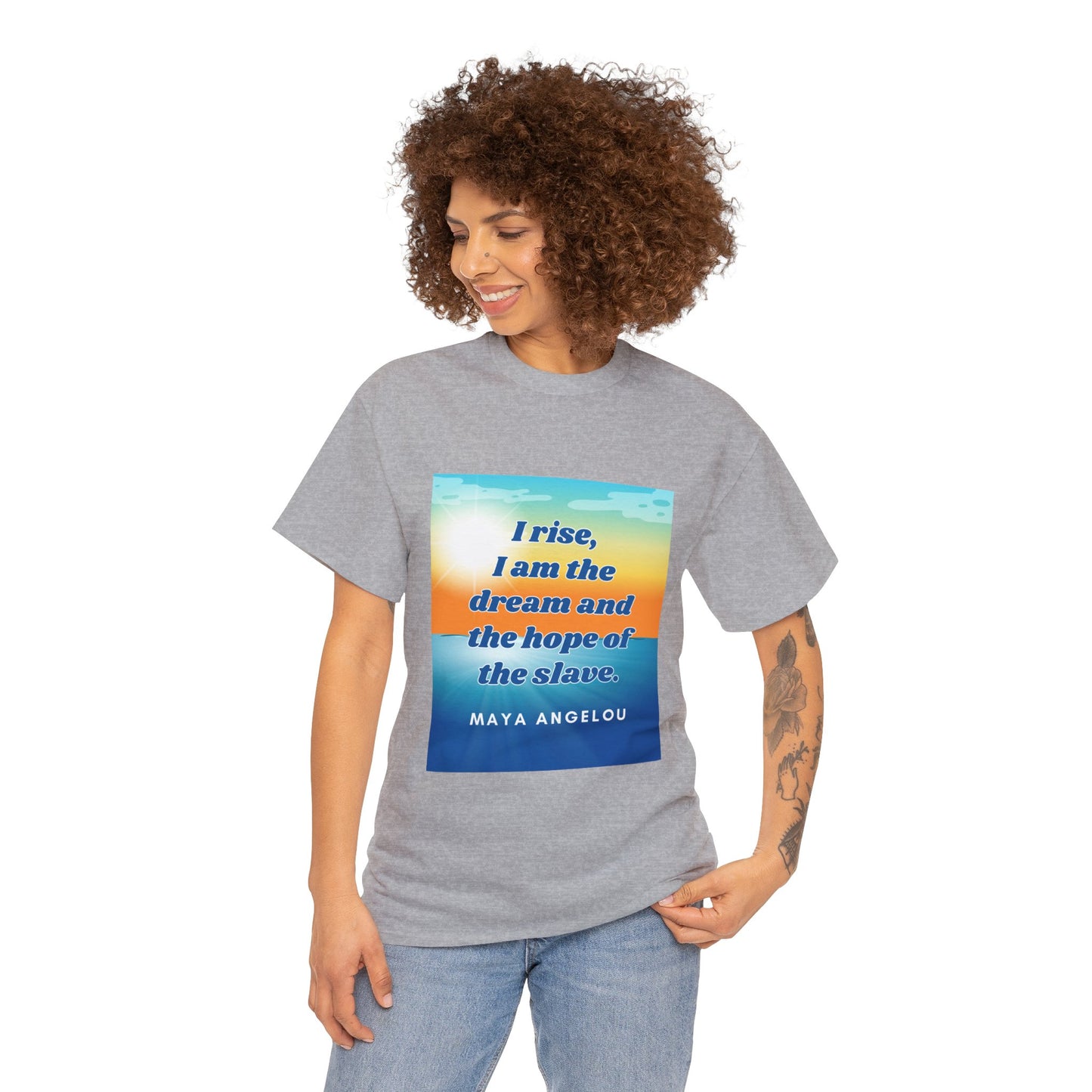 Empowerment Series - Maya Angelou Unisex Heavy Cotton Tee