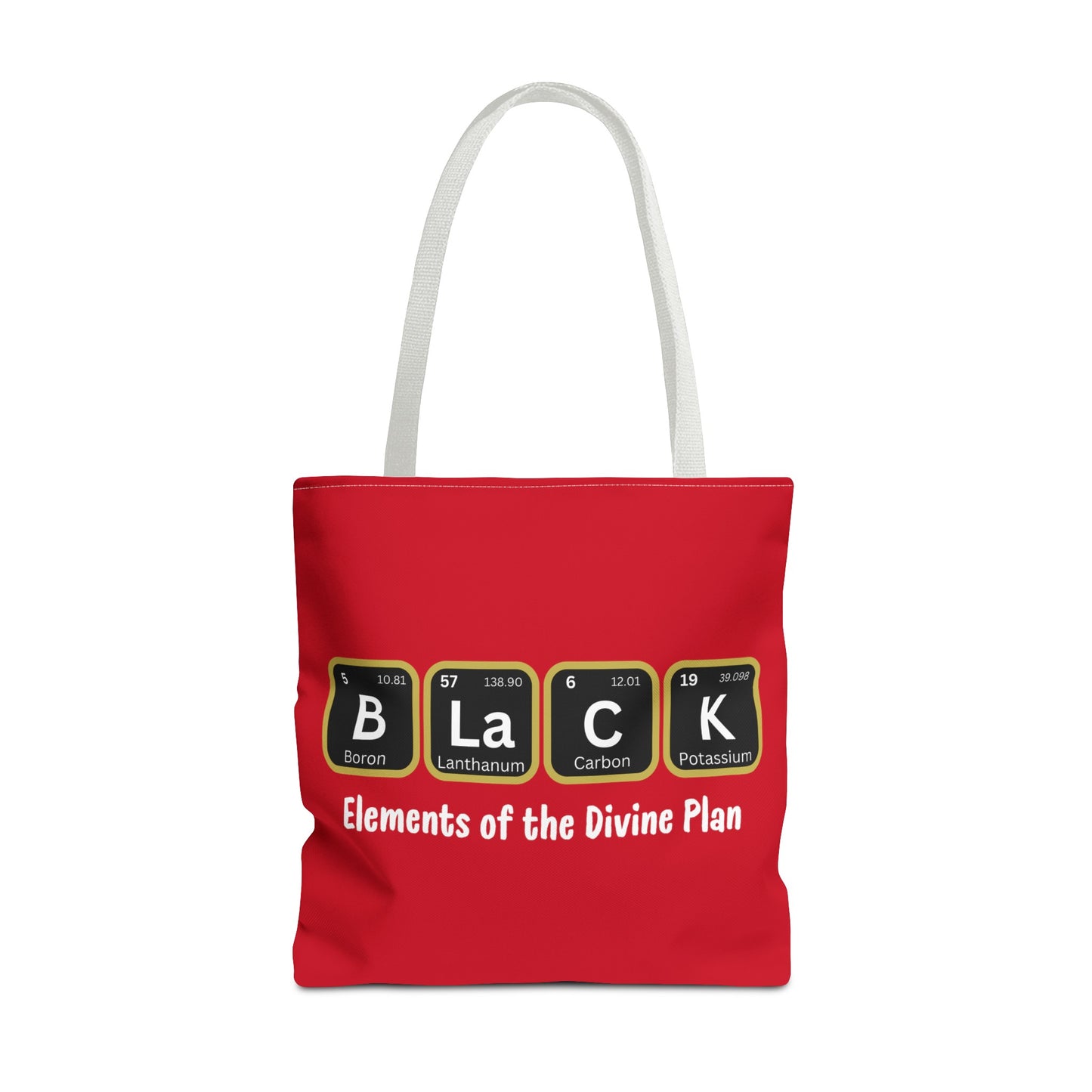 BLACK Elements Tote Bag (AOP)