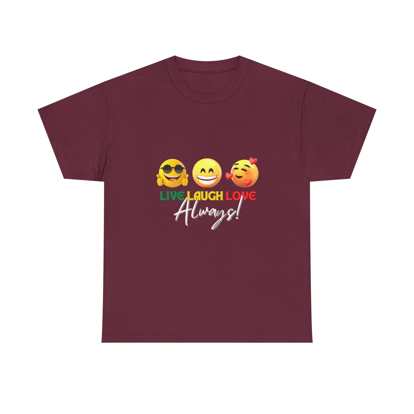 Live Laugh Love Unisex Heavy Cotton Tee