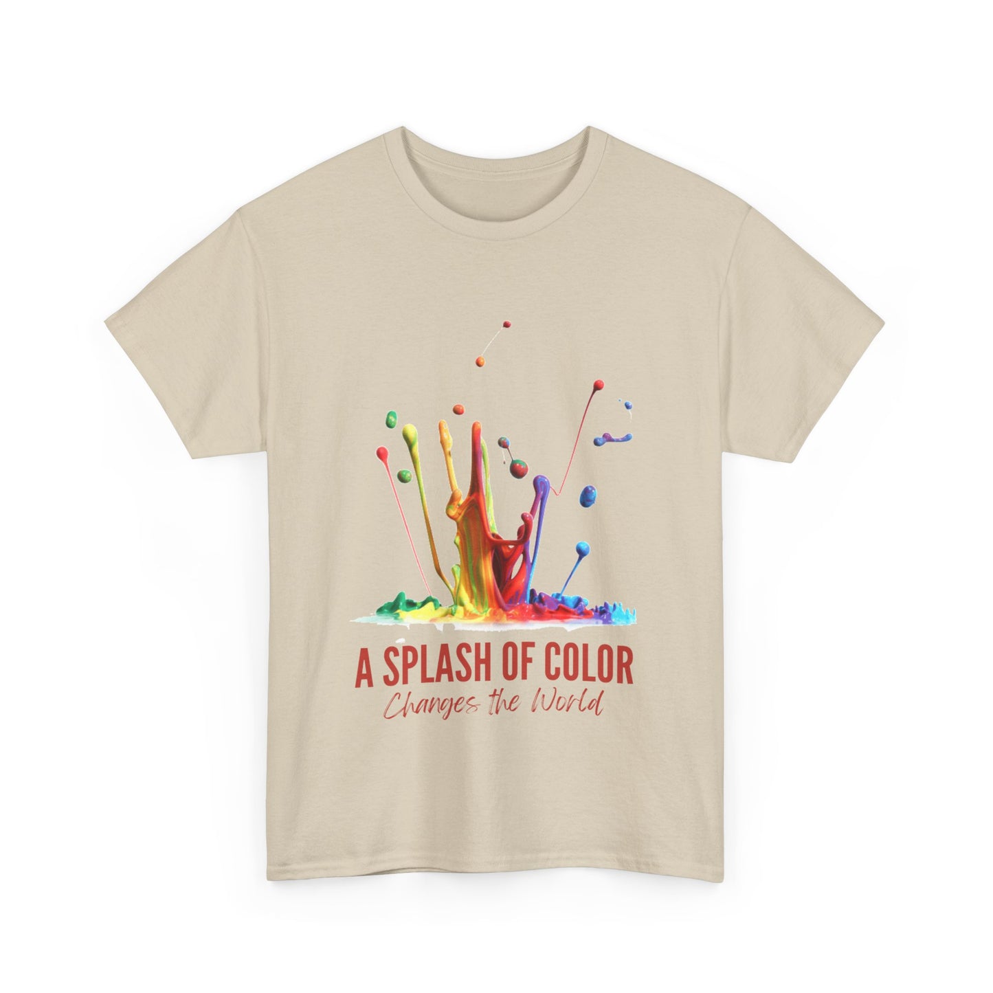 A Splash of Color Unisex Heavy Cotton Tee