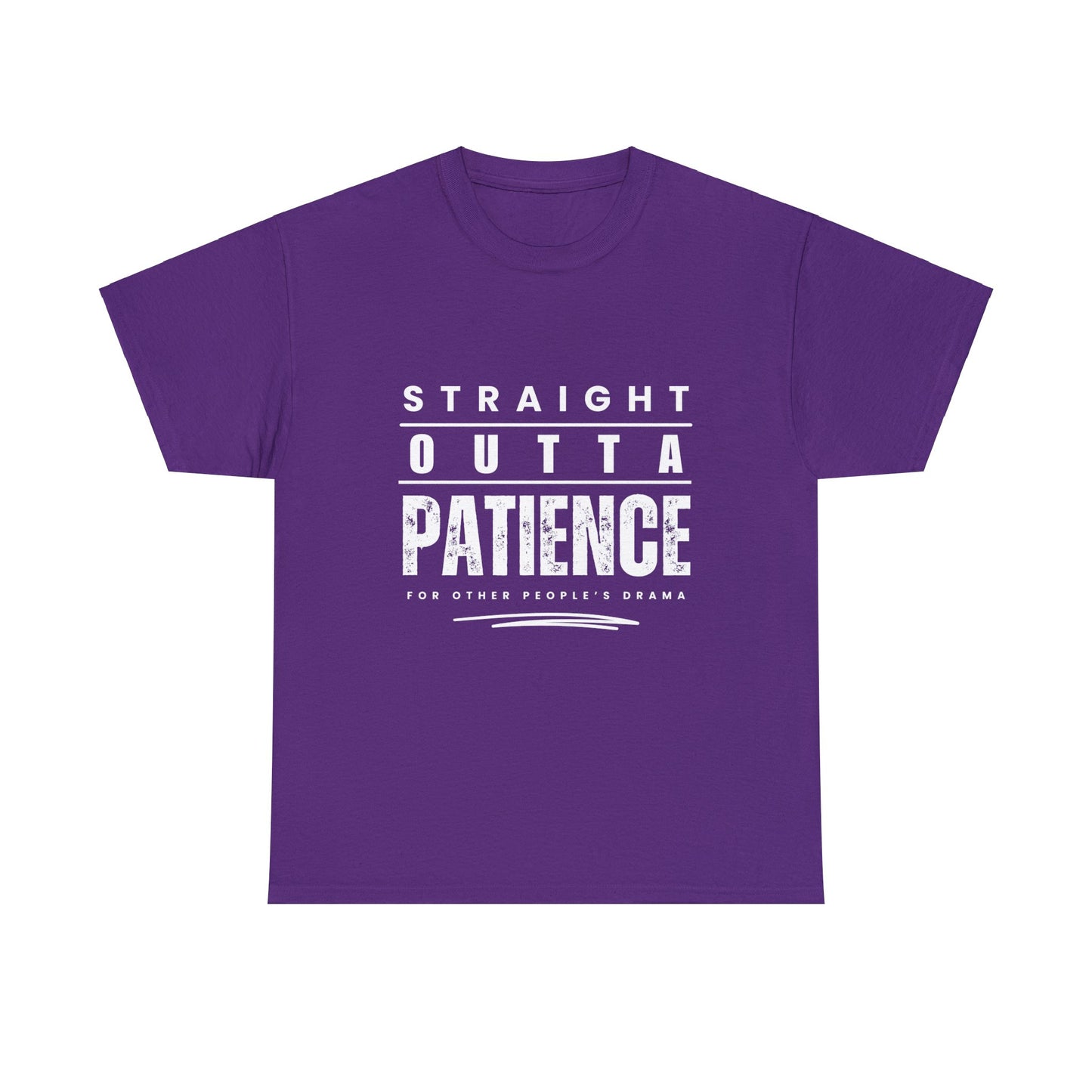 Outta Patience Unisex Heavy Cotton Tee