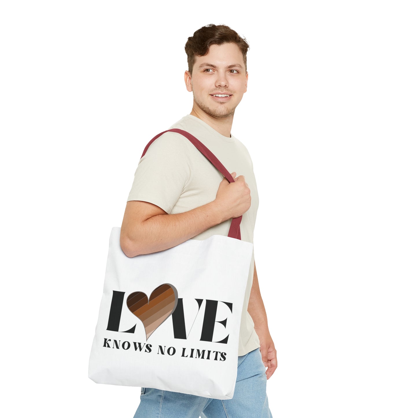 Love Knows No Limits Tote Bag (AOP)