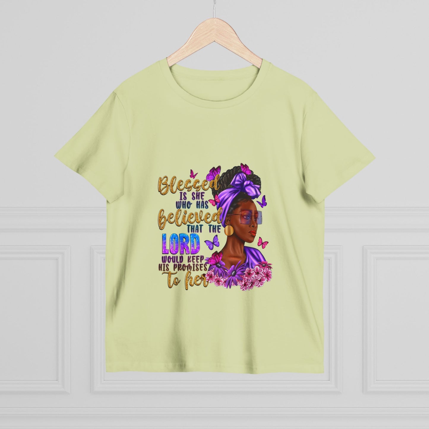 Inspirational Women’s Maple Tee - Blessed is She Design