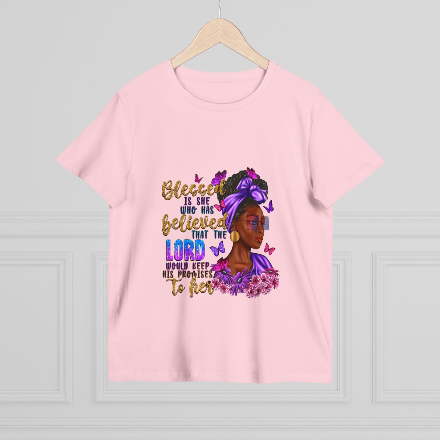Inspirational Women’s Maple Tee - Blessed is She Design