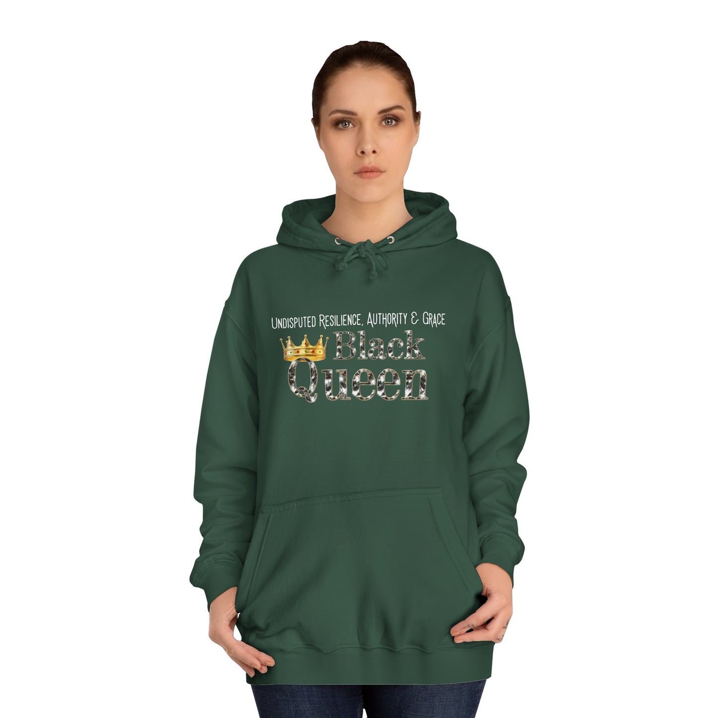 Black Queen Unisex College Hoodie