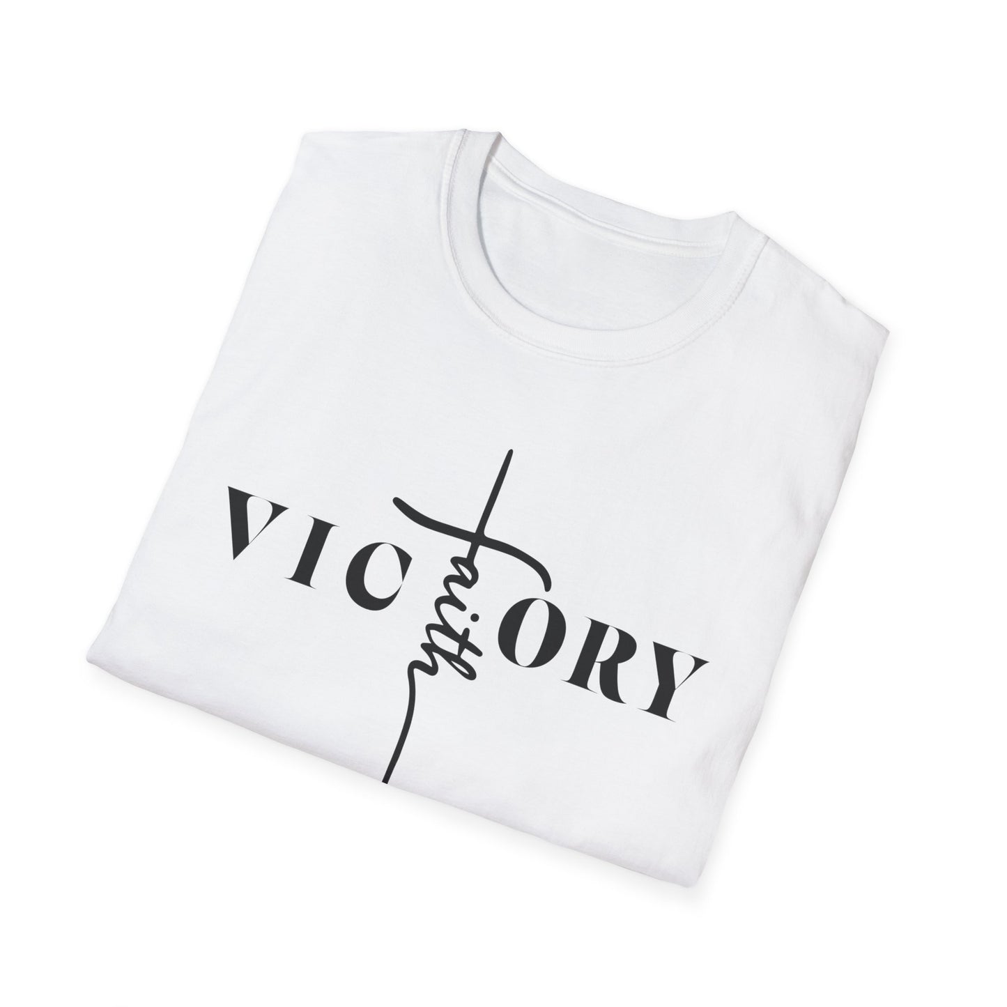 Faith & Victory Unisex Softstyle T-Shirt - Spiritual Inspirational Tee