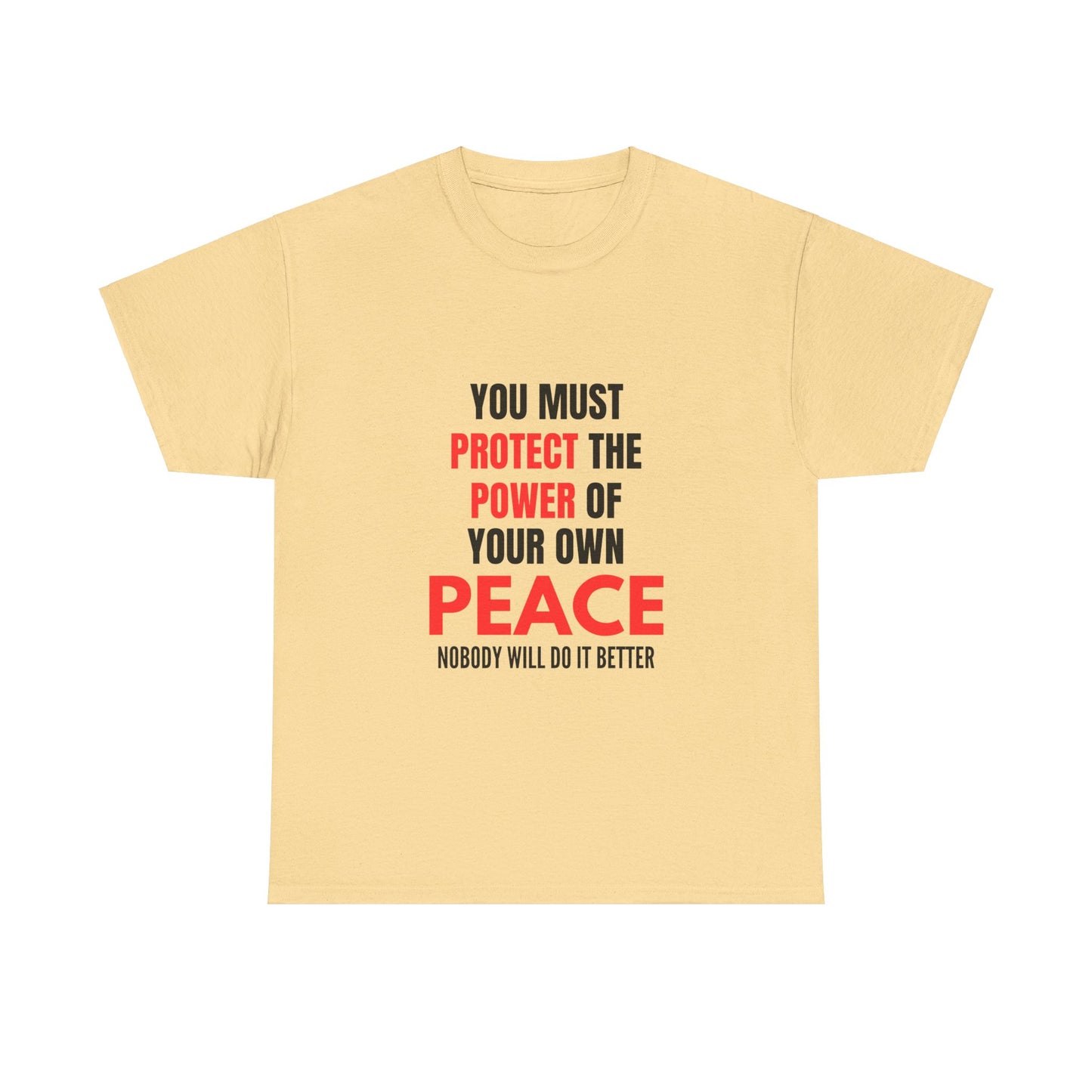 Protect Your Peace Unisex Heavy Cotton Tee