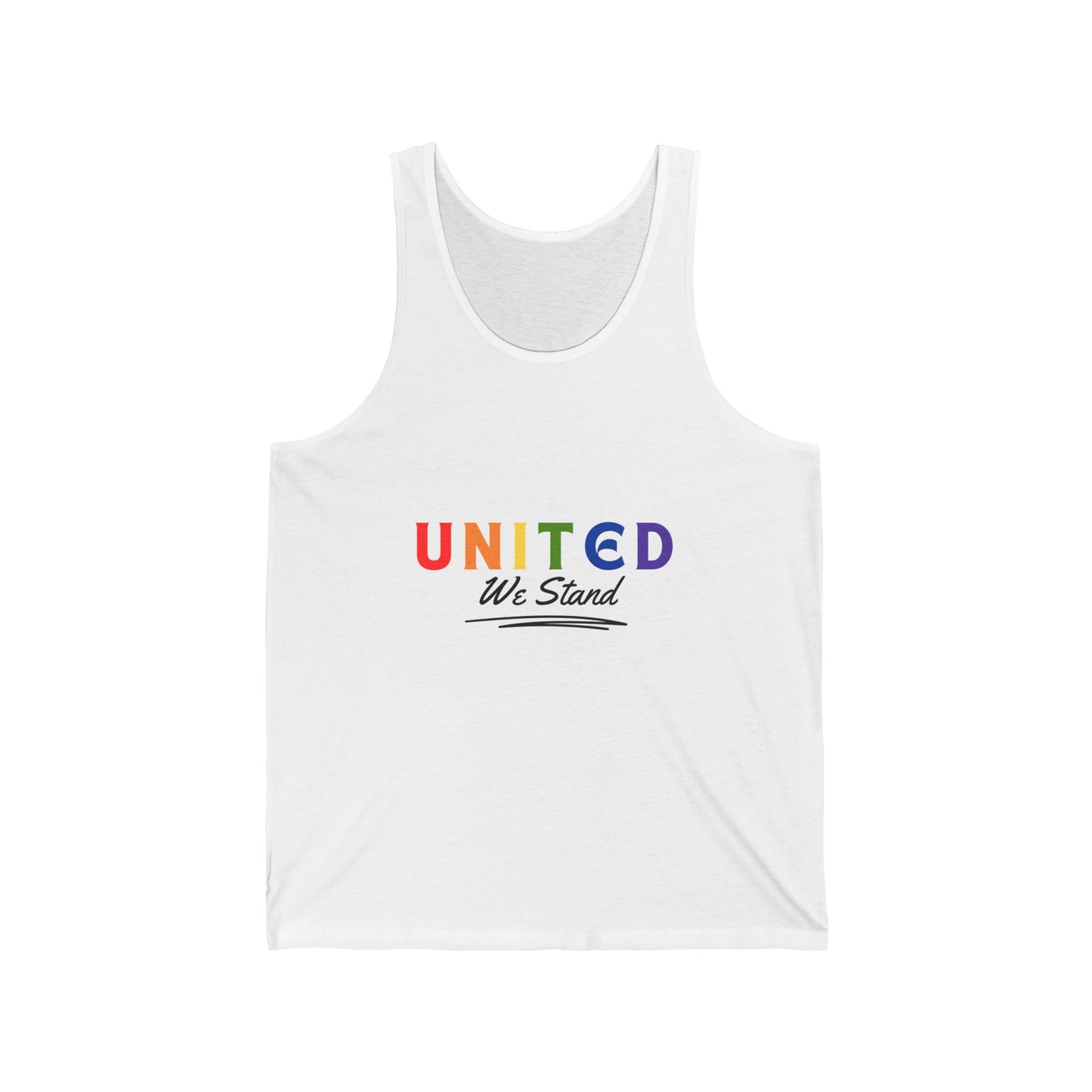 Pride Awareness Unisex Jersey Tank - United We Stand