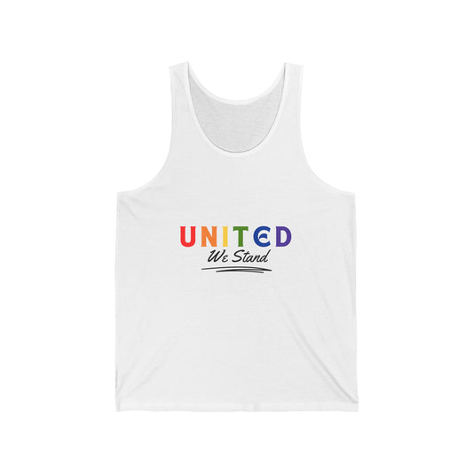 Pride Awareness Unisex Jersey Tank - United We Stand
