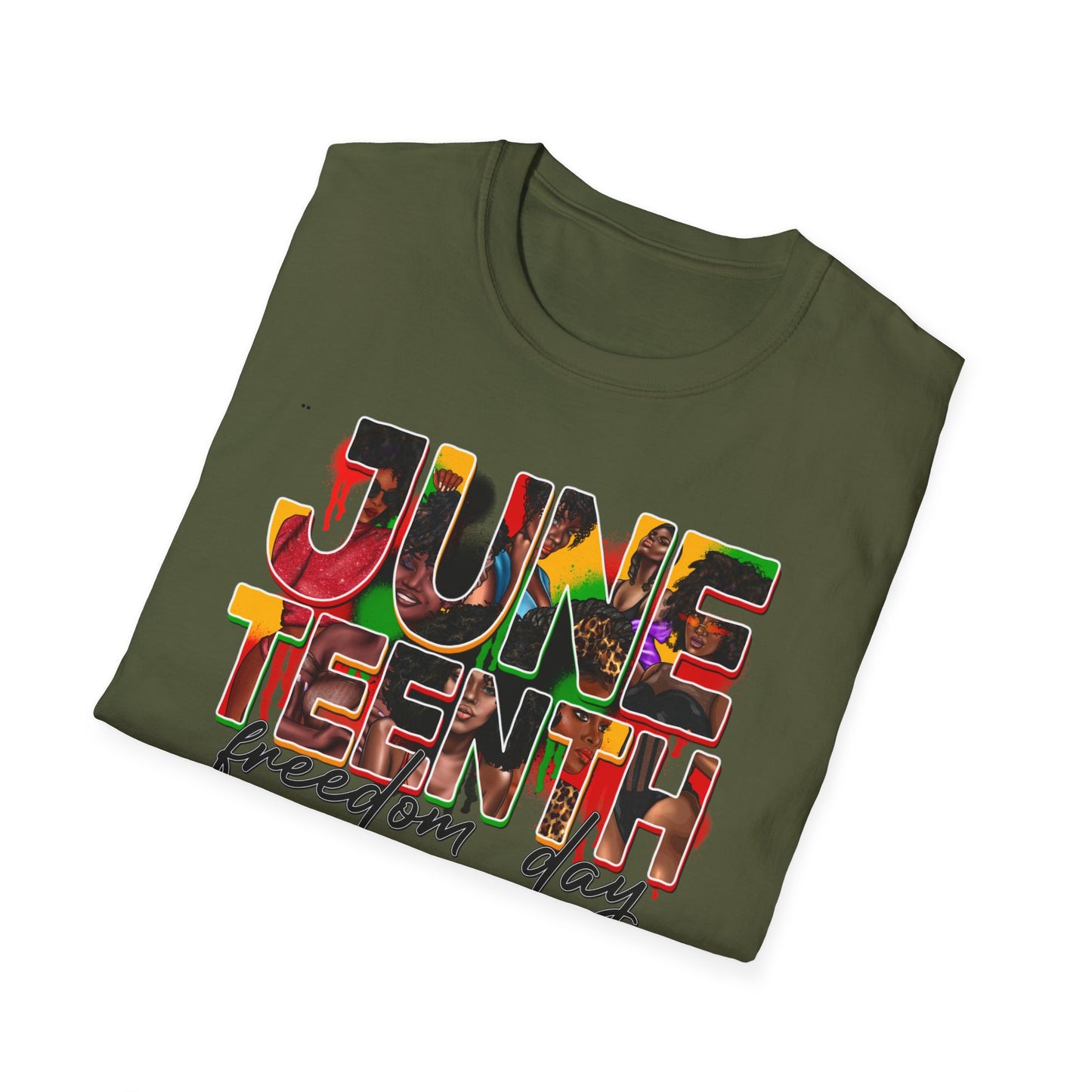 Juneteenth Freedom Day Unisex Softstyle T-Shirt